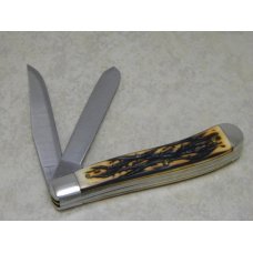 Schrade + USA 285UH Uncle Henry Staglon Pro Trapper Knife in Box