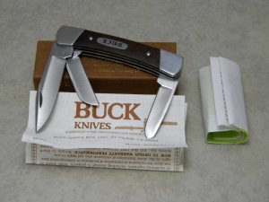 Buck USA Model # 703 Wood Colt Stockman Knife in Box c.Pre-1986
