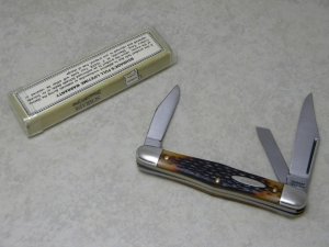 Schrade USA 863 Delrin Balloon Stockman Knife in Tube (Same as Camillus 72 Whittler)