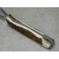 Hen & Rooster German Stainless Toledo Spain Stag HR05004 Guthook Skinner Fixed Blade Sheath Knife Hen & Rooster German Stainless Toledo Spain Stag HR05004 Guthook Skinner Fixed Blade Sheath Knife