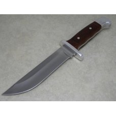Buck 124 USA Wood Frontiersman Fixed Blade Hunting Sheath Knife in Box c.1989 Buck 124 USA Wood Frontiersman Fixed Blade Hunting Sheath Knife in Box c.1989