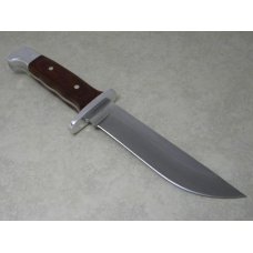 Buck 124 USA Wood Frontiersman Fixed Blade Hunting Sheath Knife in Box c.1989 Buck 124 USA Wood Frontiersman Fixed Blade Hunting Sheath Knife in Box c.1989