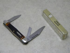 Schrade USA 863 Delrin Balloon Stockman Knife in Tube (Same as Camillus 72 Whittler)