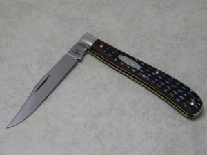 Case XX USA 3 Dot (1977) Delrin 61048 Slimline Trapper Farmers Jack Knife