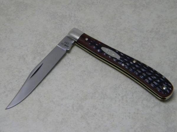 Case XX USA 3 Dot (1977) Delrin 61048 Slimline Trapper Farmers Jack Knife Case XX USA 3 Dot (1977) Delrin 61048 Slimline Trapper Farmers Jack Knife