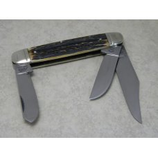 Bulldog Brand Solingen Germany 1985 Stag Cattle King Large Stockman Knife Bulldog Brand Solingen Germany 1985 Stag Cattle King Large Stockman Knife
