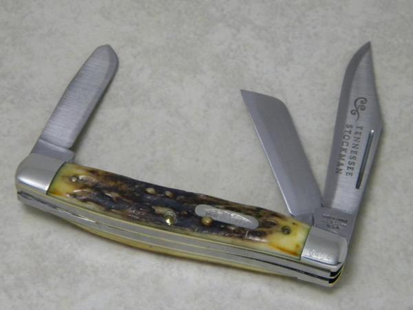 Parker Frost USA 1978-1 Schrade Genuine Stag Tennessee Stockman Knife Parker Frost USA 1978-1 Schrade Genuine Stag Tennessee Stockman Knife