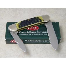 Case XX USA 2008 Dark Antique Bone Script Shield 1st Run 62131 SS Canoe Knife in Box Case XX USA 2008 Dark Antique Bone Script Shield 1st Run 62131 SS Canoe Knife in Box