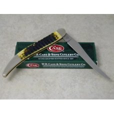 Case XX USA 2008 Dark Antique Bone Script Shield 1st Run 610098 SS Large Toothpick Knife in Box Case XX USA 2008 Dark Antique Bone Script Shield 1st Run 610098 SS Large Toothpick Knife in Box