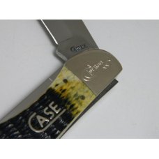 Case XX USA 2008 Dark Antique Bone Script Shield 1st Run 6265 SS Folding Hunter Knife in Box Case XX USA 2008 Dark Antique Bone Script Shield 1st Run 6265 SS Folding Hunter Knife in Box