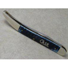 Case USA 2009 Mediterranean Blue Bone Script Shield 1st Run 610098 SS Large Toothpick Knife in Box Case USA 2009 Mediterranean Blue Bone Script Shield 1st Run 610098 SS Large Toothpick Knife in Box