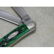 Case XX USA 2008 Pocket Worn Burnt Green Bone 1st Run 6318 SS Stockman Knife in Box Case XX USA 2008 Pocket Worn Burnt Green Bone 1st Run 6318 SS Stockman Knife in Box