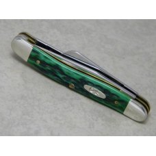 Case XX USA 2008 Pocket Worn Burnt Green Bone 1st Run 6318 SS Stockman Knife in Box Case XX USA 2008 Pocket Worn Burnt Green Bone 1st Run 6318 SS Stockman Knife in Box