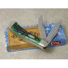 Case XX USA 2008 Pocket Worn Burnt Green Bone 1st Run 62110 SS Saddlehorn Knife in Box Case XX USA 2008 Pocket Worn Burnt Green Bone 1st Run 62110 SS Saddlehorn Knife in Box