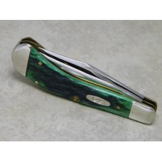 Case XX USA 2008 Pocket Worn Burnt Green Bone 1st Run 62110 SS Saddlehorn Knife in Box Case XX USA 2008 Pocket Worn Burnt Green Bone 1st Run 62110 SS Saddlehorn Knife in Box