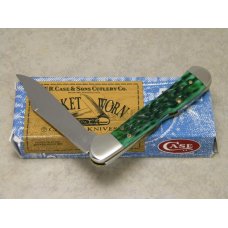 Case XX USA 2008 Pocket Worn Burnt Green Bone 1st Run 61749L SS Mini Copperlock Knife in Box Case XX USA 2008 Pocket Worn Burnt Green Bone 1st Run 61749L SS Mini Copperlock Knife in Box