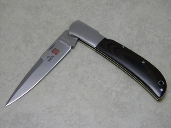 Al Mar Seki Japan Brown Micarta Talon Blade Eagle Lockback Knife Al Mar Seki Japan Brown Micarta Talon Blade Eagle Lockback Knife
