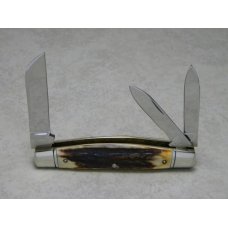 Schatt & Morgan Titusville PA. Queen Cutlery 2013 Stag 033431 Congress Whittler Knife in Box Schatt & Morgan Titusville PA. Queen Cutlery 2013 Stag 033431 Congress Whittler Knife in Box