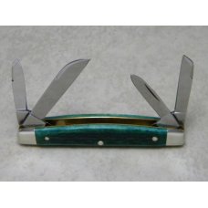 Hen & Rooster Solingen Germany 314-GPB/SMKW 25th Anniversary Green Bone Congress Knife in Box Hen & Rooster Solingen Germany 314-GPB/SMKW 25th Anniversary Green Bone Congress Knife in Box