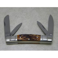 Boker Tree Brand USA Olde Stag 70113 Delrin Congress Knife in Box c.1976 Boker Tree Brand USA Olde Stag 70113 Delrin Congress Knife in Box c.1976