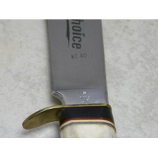 R. Klaas Solingen Germany Kissing Crane Stag KC40 Hunters Choice Fixed Blade Sheath Knife Twin Set