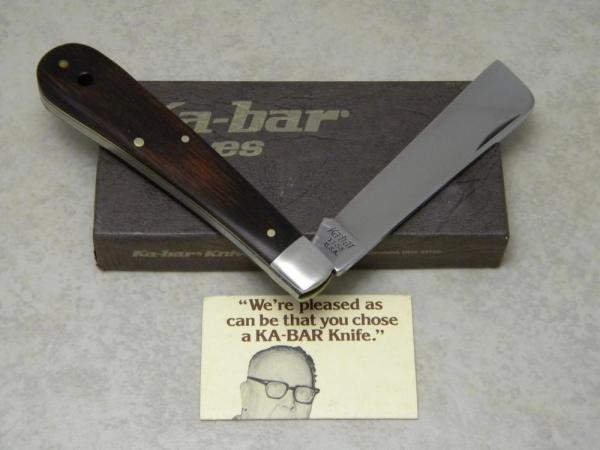 Kabar Ka-Bar 1133 USA Wood Sailors Rope Knife in Box Kabar Ka-Bar 1133 USA Wood Sailors Rope Knife in Box