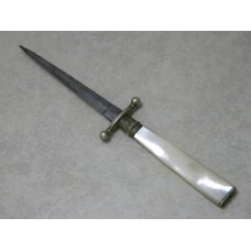 Vintage Antique Unbranded Pearl Prostitute Dagger Knife