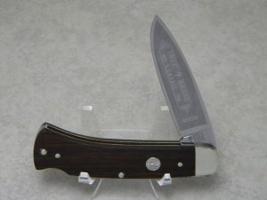 Boker Solingen Germany Stainless Tree Brand Classic Wood 1000 Lockback Knife c.1978-1984