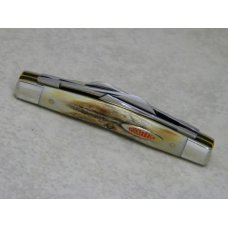 Robeson ShurEdge USA (by Queen Cut. Co.) Stag RS33GS 4 Blade Congress Knife in Box Robeson ShurEdge USA (by Queen Cut. Co.) Stag RS33GS 4 Blade Congress Knife in Box