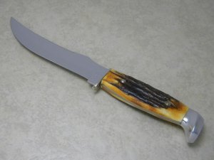 Case XX USA 1965-69 Stag 523-6 Fixed Blade Sheath Knife
