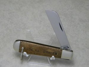 Case XX Stainless USA 9 Dot (1971) Wood 1199 SH R High Polished Blade Whaler Knife 