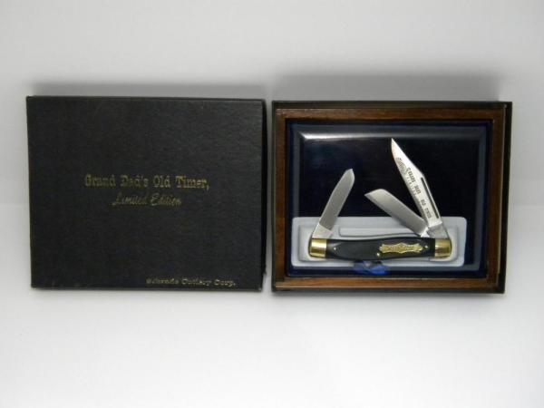Schrade G.D.O.T USA Delrin Grand Dad's Old Timer Limited Edition Stockman Knife in Box Schrade G.D.O.T USA Delrin Grand Dad's Old Timer Limited Edition Stockman Knife in Box