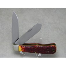 Remington USA Delrin 20th Anniversary Bullet Poster Jumbo Trapper Knife in Box Remington USA Delrin 20th Anniversary Bullet Poster Jumbo Trapper Knife in Box