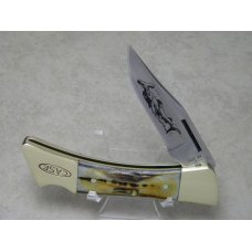 Case XX SS USA 9 Dot (1981) Stag 5159 LSSP Hammerhead Lockback Knife & Pouch in Box Case XX SS USA 9 Dot (1981) Stag 5159 LSSP Hammerhead Lockback Knife & Pouch in Box
