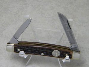 H. Boker & Co. Solingen Germany Tree Brand Bone 2 Blade Congress Knife