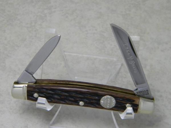 H. Boker & Co. Solingen Germany Tree Brand Bone 2 Blade Congress Knife