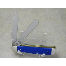 Case XX USA 2011 Blue Colt 175th Anniversary 4207 SS Mini Trapper Knife in Tin Box Case XX USA 2011 Blue Colt 175th Anniversary 4207 SS Mini Trapper Knife in Tin Box