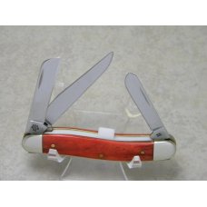 Case XX USA 2007 NRA President Charlton Heston 1998-2003 Red Bone 6318 SS Stockman Knife in Tin Box Case XX USA 2007 NRA President Charlton Heston 1998-2003 Red Bone 6318 SS Stockman Knife in Tin Box