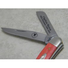 Case XX USA 2007 NRA President Charlton Heston 1998-2003 Red Bone 6318 SS Stockman Knife in Tin Box Case XX USA 2007 NRA President Charlton Heston 1998-2003 Red Bone 6318 SS Stockman Knife in Tin Box