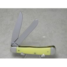 Case XX USA 2008 Yellow Texas Hold'em Poker 3254 SS Trapper Knife in Box Case XX USA 2008 Yellow Texas Hold'em Poker 3254 SS Trapper Knife in Box