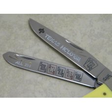 Case XX USA 2008 Yellow Texas Hold'em Poker 3254 SS Trapper Knife in Box Case XX USA 2008 Yellow Texas Hold'em Poker 3254 SS Trapper Knife in Box