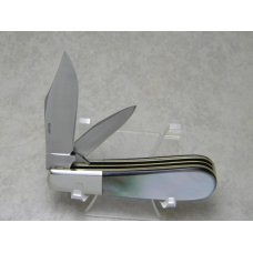 I* X.L. Wostenholm Made in Japan Genuine Black or Smoked Pearl Barlow Knife