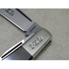 I* X.L. Wostenholm Made in Japan Genuine Black or Smoked Pearl Barlow Knife