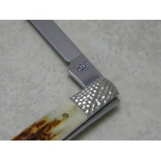 Case XX USA 2012 Split Red Stag R5100 SS Melon Tester Knife