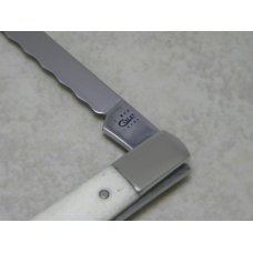 Case XX USA 2011 Serrated Blade Split Bone 6100 SS Melon Tester Knife