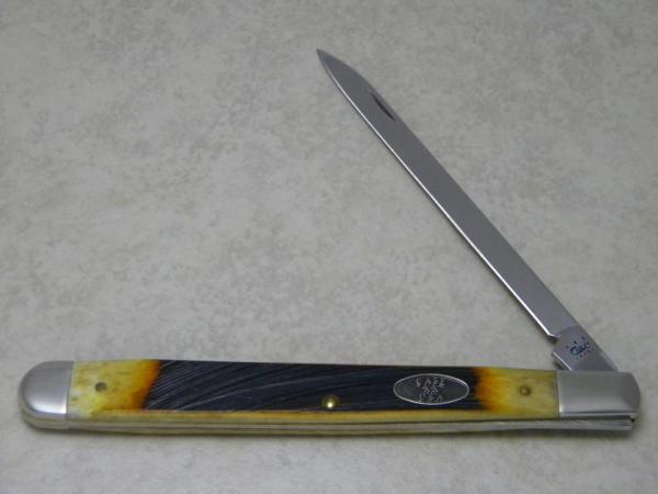 Case XX USA 2012 Burnt Orange Saw Cut Bone 6100 SS Melon Tester Knife Case XX USA 2012 Burnt Orange Saw Cut Bone 6100 SS Melon Tester Knife