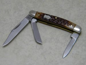 Schrade USA 808 Delrin Serpentine Stockman Knife