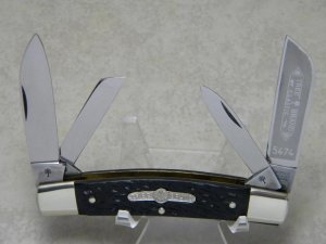 Boker Solingen Germany Tree Brand Classic Black 4 Blade 5474 Large Congress Knife