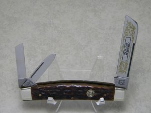 Battle Axe Brand Hickey & Shouse Germany Bone Congress Whittler Knife