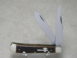 Battle Axe Brand Hickey & Shouse Germany Bone Trapper Knife